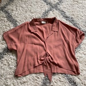 Aritzia Wilfred Free tie up top